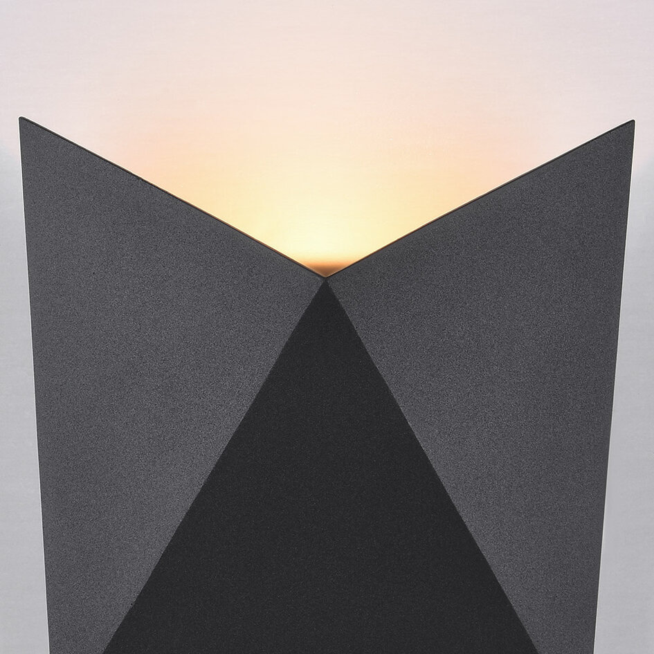 Design-Außenwandleuchte Milo - schwarz