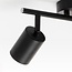 Moderne Deckenlampe Mitch 2-flammig in Schwarz