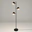 3-flammige Stehlampe Diego - Schwarz im Industrial-Design