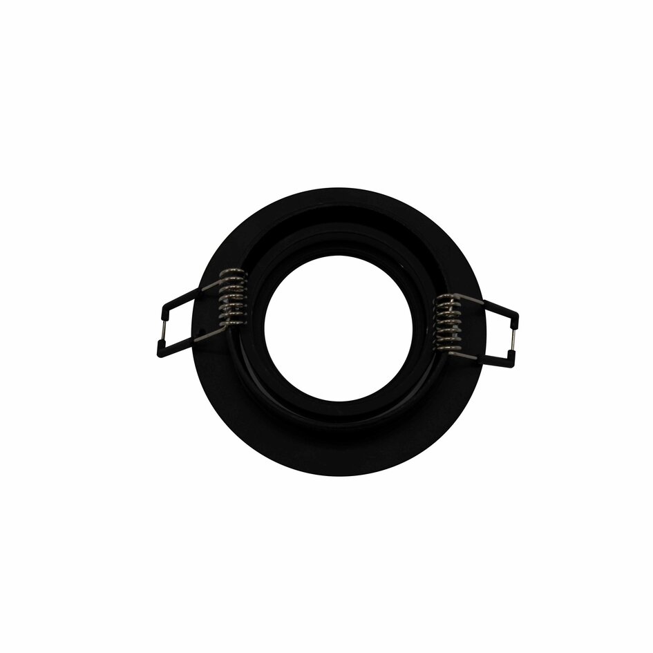 Moderner schwarzer schwenkbarer Einbaustrahler Ida