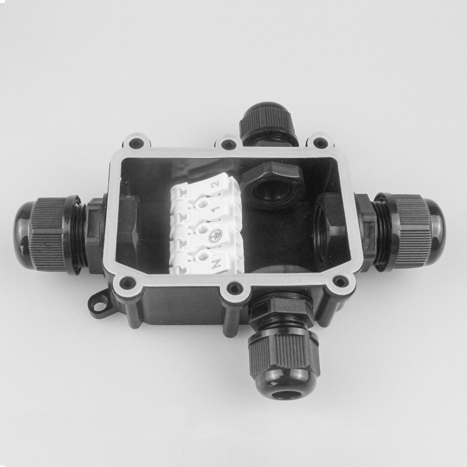 IP68-Abzweigdose, 4-fach