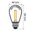 Illu Lichterkette 2 Watt dimmbare Doppelfilament LED Glühlampen, 5-100 Meter