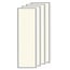 Set mit 4 dimmbaren LED-Panels, 120x30cm, UGR<19, 30W, 3000K, 114lm/W