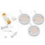 LED Schrankbeleuchtung Kaya Komplett-Set mit 3 Spots