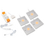 LED Schrankbeleuchtung Alina Komplett-Set mit 4 Spots