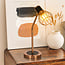 Industrial-Tischlampe Ruby, Kupfer mit Mattschwarz