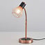 Industrial-Tischlampe Ruby, Kupfer mit Mattschwarz