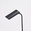 Moderne Stehlampe Warren, Mattschwarz mit Gold