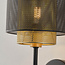 Wandlampe Mary in Schwarz mit Gold