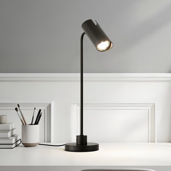 Tischlampe Kingston, mattschwarz