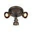 Deckenlampe Mississippi, Antikbronze