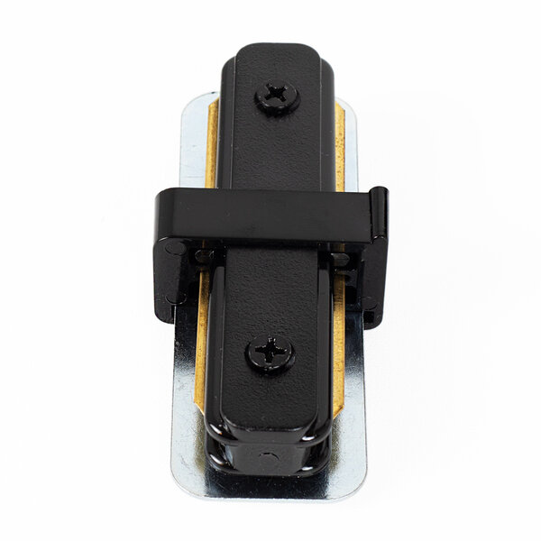 Gerader Verbinder für 1-Phasen-Schiene, Schwarz