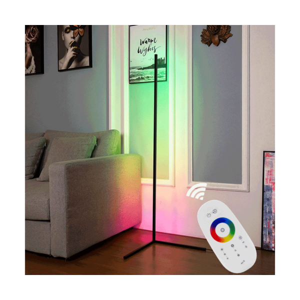 Stehlampe mit RGB-Beleuchtung und Fernbedienung