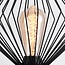 Industrial-Tischlampe Spider aus schwarzem Metall