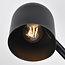 Moderne Tischlampe Spy in Schwarz mit Holz