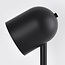 Moderne Tischlampe Spy in Schwarz mit Holz
