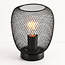 Industrielle schwarze Tischlampe mit Metallkonstruktion - Prison