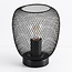 Industrielle schwarze Tischlampe mit Metallkonstruktion - Prison