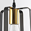 Industrial-Stil Hängeleuchte Pisa - Schwarz mit Gold