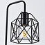 Industrial-Tischlampe Peru aus schwarzem Metall