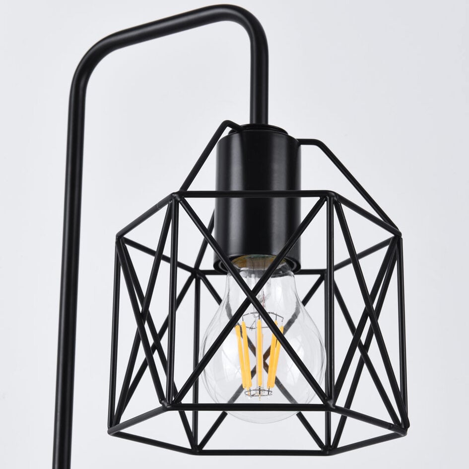 Industrielle schwarze Metall-Tischlampe - Peru