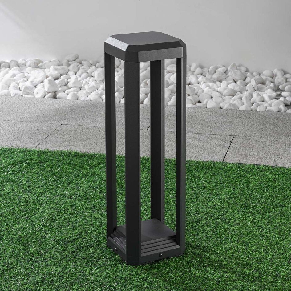 Design-Sockelleuchte Cobalt - anthrazit