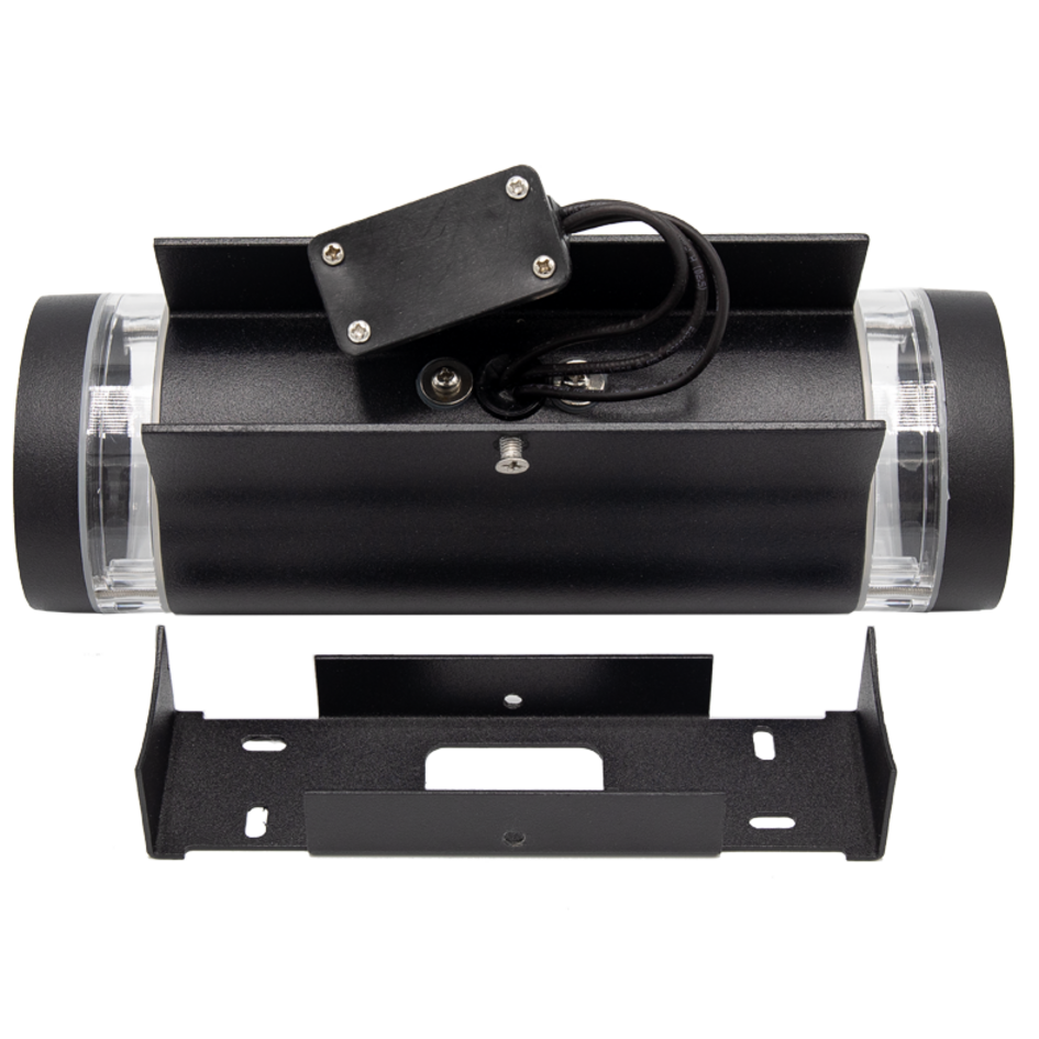 Außenwandleuchte Showman 2-flammig - schwarz