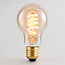 Filamentlampe LED dimmbar 4 Watt Amberglas Spirale 60 mm