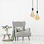 Filamentlampe LED dimmbar 8,5 Watt Amberglas DNA-Spirale 160 mm
