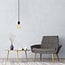 Filamentlampe LED dimmbar 5 Watt Amberglas Croissant-Spirale 95 mm