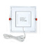 18 W LED-Downlight quadratisch - 220 x 220 mm