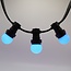 Lichterkette Glühbirne farbig, LED 1 Watt, blau