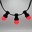 1 Watt rote Tropfenlampe Ø45 mm