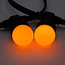 1 Watt orange Tropfenlampe Ø45 mm