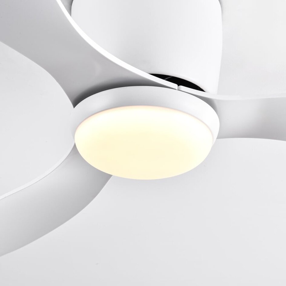 Deckenventilator Circo Sommer/Winter mit einstellbarer Farbtemperatur - Weiß