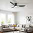 Deckenventilator Circo Sommer/Winter mit einstellbarer Farbtemperatur - Schwarz