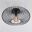 1-flammige Deckenlampe Metal - schwarzes Metall