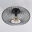 1-flammige Deckenlampe Metal - schwarzes Metall