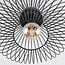 1-flammige Deckenlampe Metal - schwarzes Metall