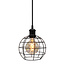 Hängelampe Hugo inkl. 5W Spirallampe, Amberglas, 1800K, Ø95 mm