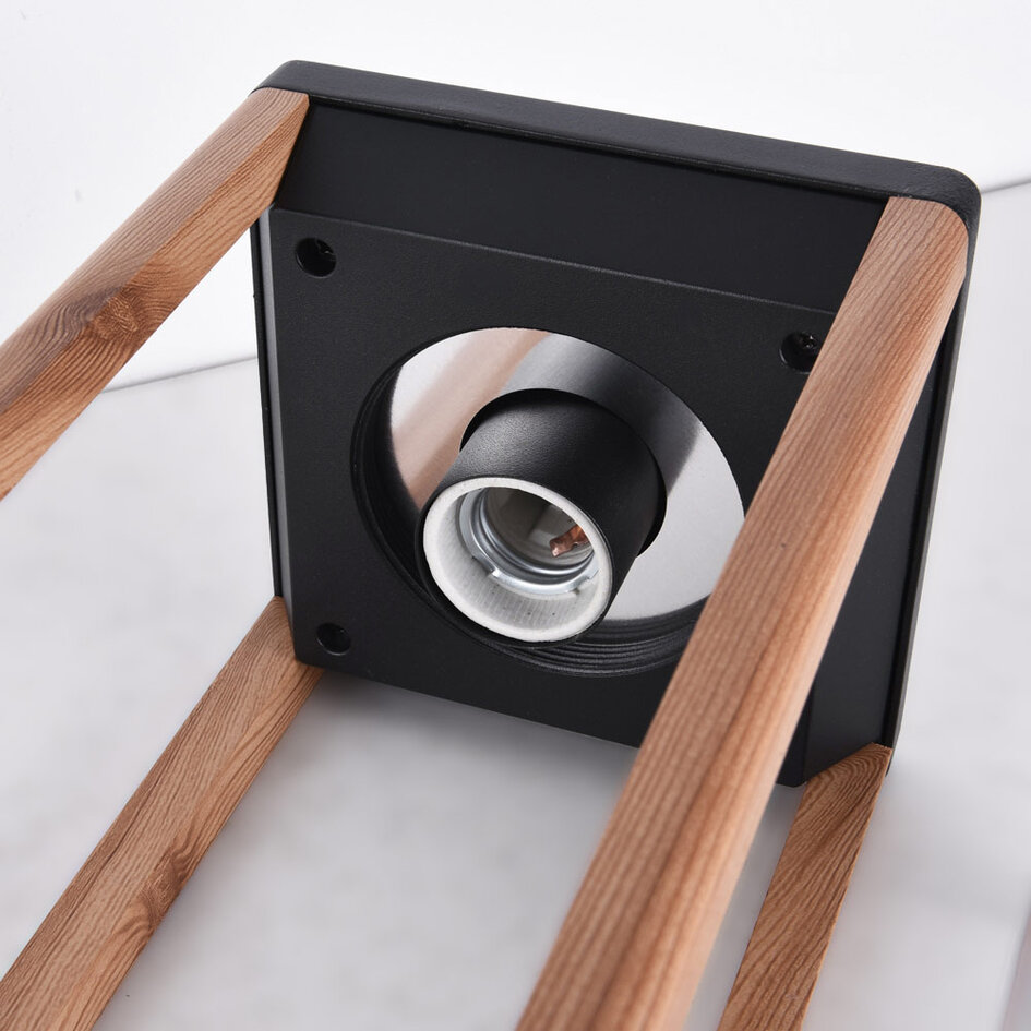 Sockelleuchte Paca, 80 cm - Holzoptik