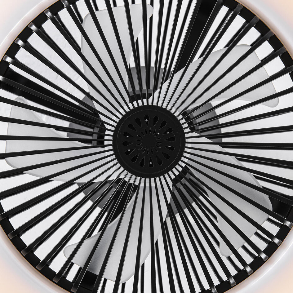 Dimmbarer Deckenventilator Gale inkl. Fernbedienung und einstellbarer Farbtemperatur