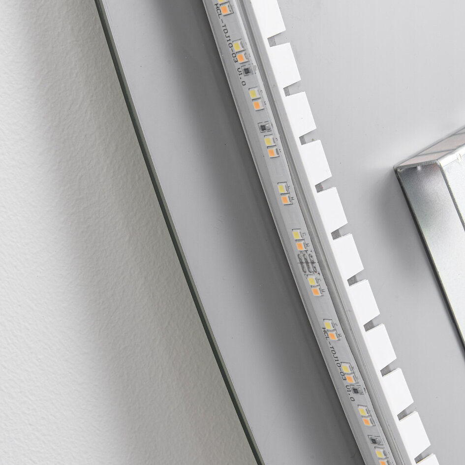 Vitra Badspiegel mit dimmbaren LEDs, einstellbaren Farben, Berührungssensor und Spiegelheizung