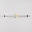 Badezimmerspiegellampe Gold mit integrierten LEDs - Optix