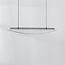 3-stufig dimmbare Design-Hängelampe Flectra mit Marmormuster - Schwarz