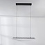 3-stufig dimmbare Design-Hängelampe Flectra mit Marmormuster - Schwarz