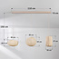 Japandi Pendelleuchte Serica 3-Licht - beige