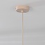 Hängelampe Cima aus Stoff - Beige