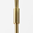Moderne Stehlampe Claire 5-flammig in Gold mit milchweißem Glas