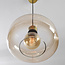 Hängelampe Shade - Gold und Amberglas